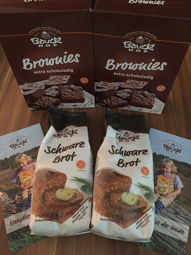 Bacukhof Brownie und schwarz Brot Backmischung